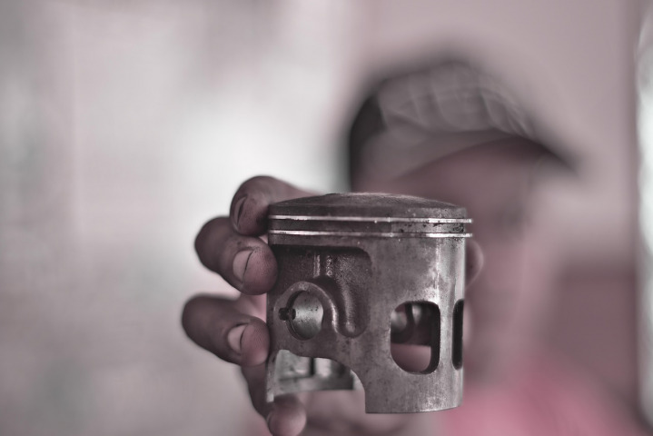 industrial electrician at work